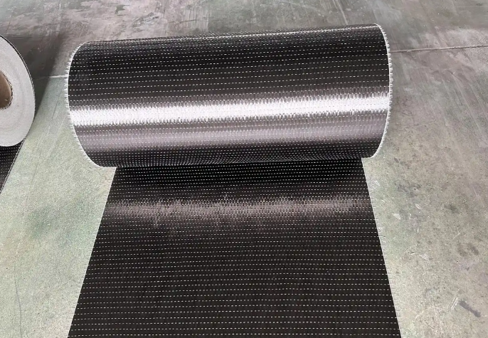 The method of reinforcing with carbon fiber cloth